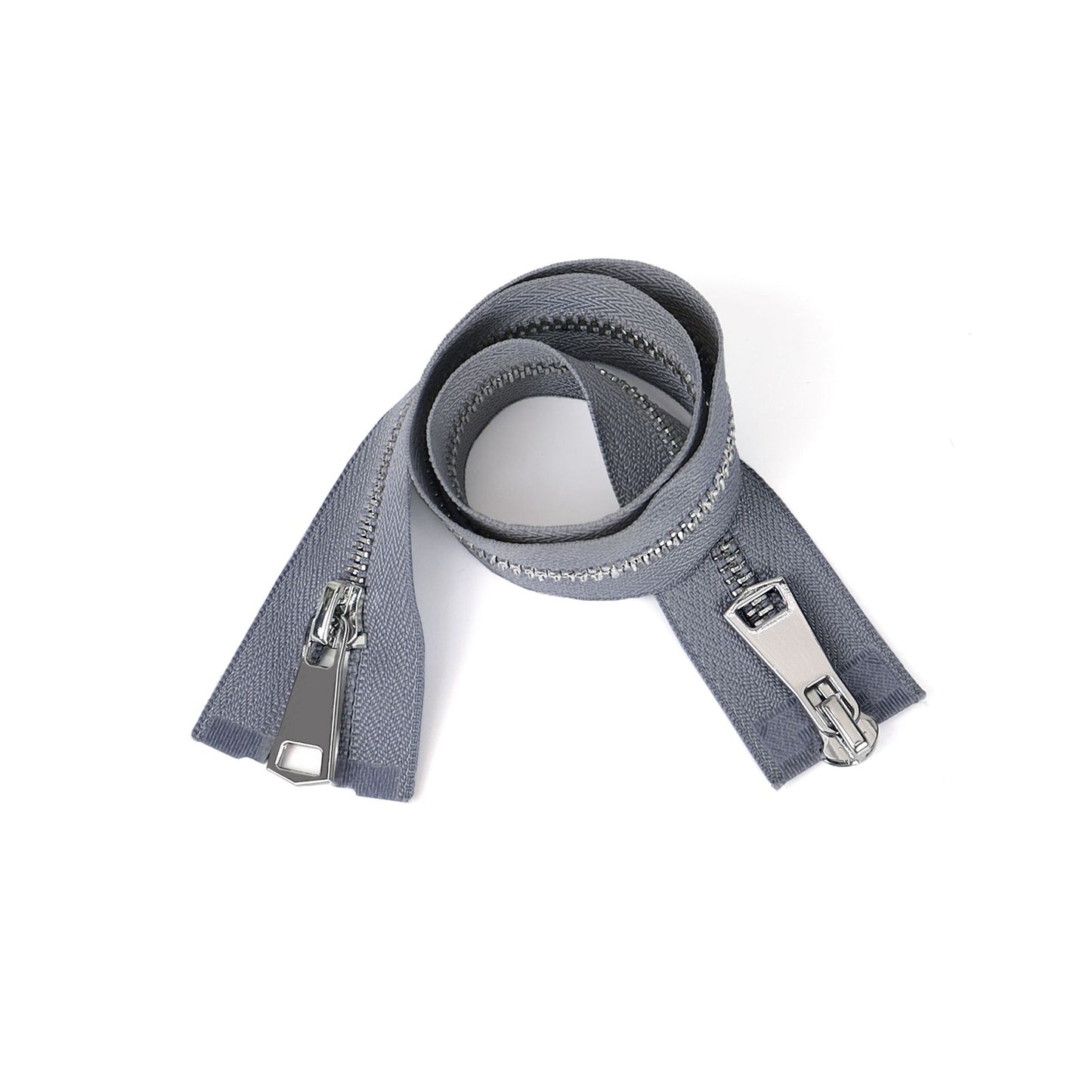 3112 Zipper No. 5 platinum pull up and down No. 8 piece double open silver tooth hanging plated zipper head jacket trench coat sweater universal for all kinds of clothing