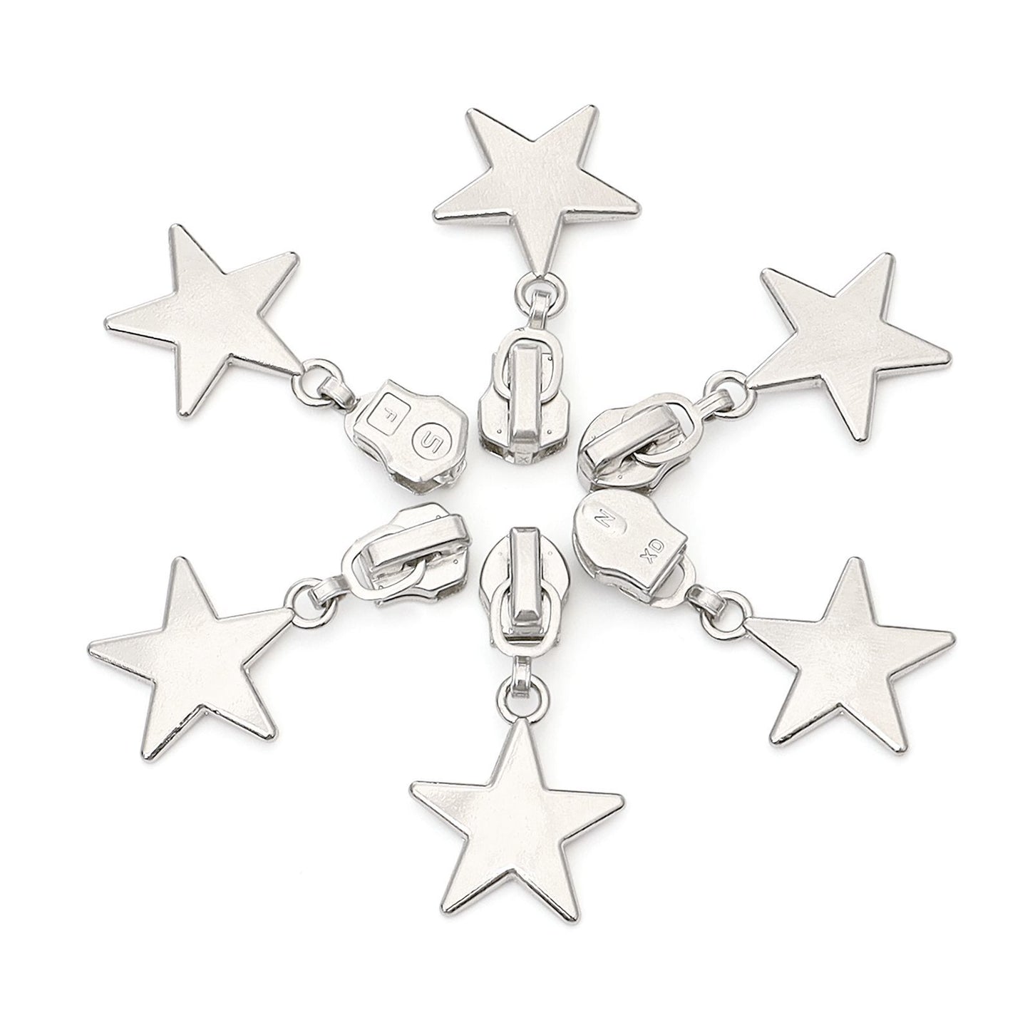 3079 Zipper No. 5 nylon/metal zipper special slider hanging plated pentagram slider zinc alloy clothing and bags