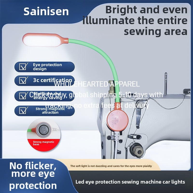 1472★  Seneson sewing machine work light LED energy-saving lamp touch dimming special lighting, plug-in clothing lamp