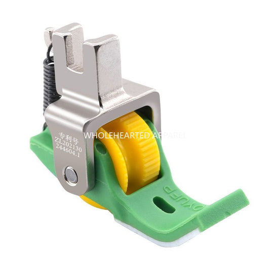 1680★  New flat car Teflon embedded rope roller presser foot P69 with slot embedded rope presser foot sill rope bag rope sewing accessories