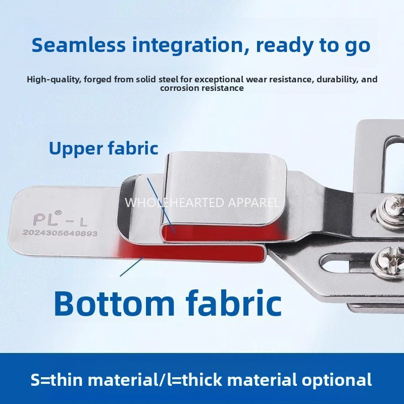 1693★ New adjustable seam pressing line pull cylinder butt joint thin material thick material optional flat car synchronous car universal over seam