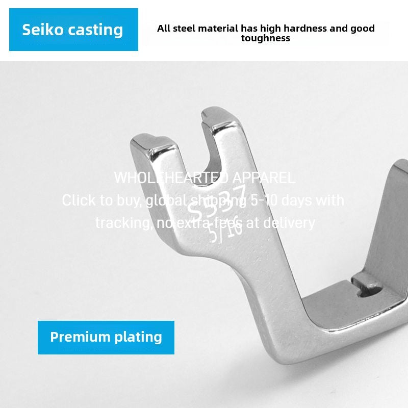 1405★  Flat car all-steel pull rubber band presser foot S537 elastic band presser foot sewing machine accessories shoulder strap presser foot elastic fold