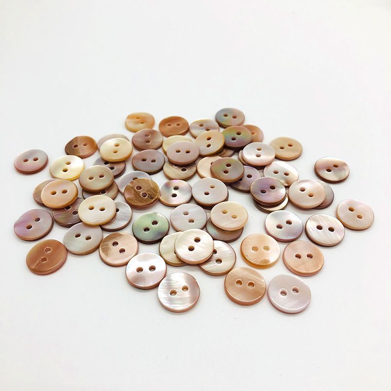 3014 Natural shell primary color buttons clothes round natural buttons children's sweater decorative buttons