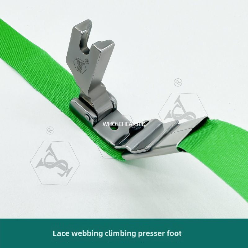 1067★ New S10A flat car sticker presser foot lace webbing guide strip climbing strip pull tube