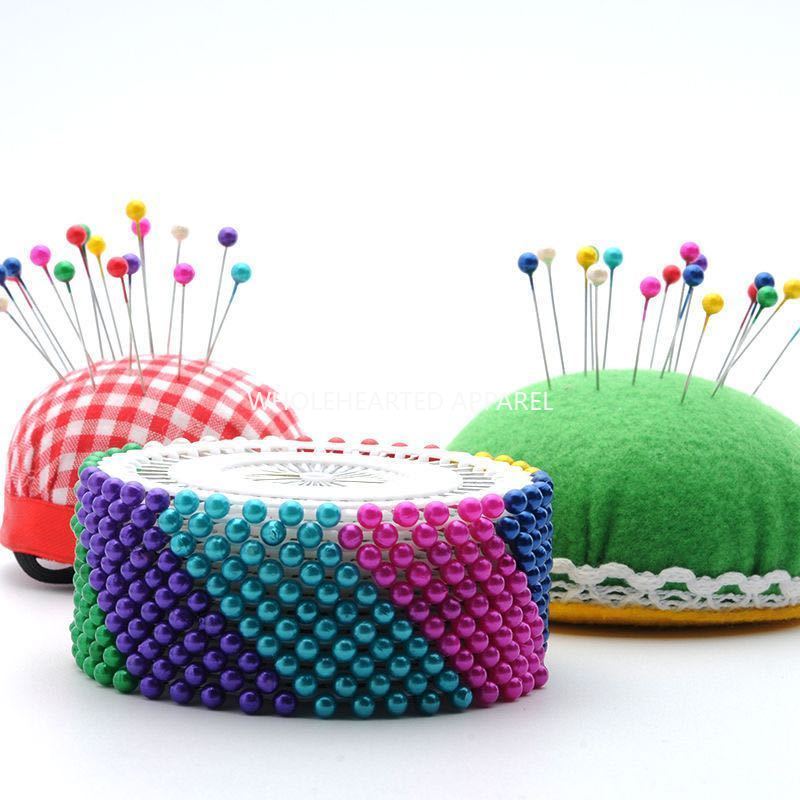 1671★  Color pin pearlescent needle DIY hand-fixed clothing accessories vertical cut pearl setting needle sewing tool