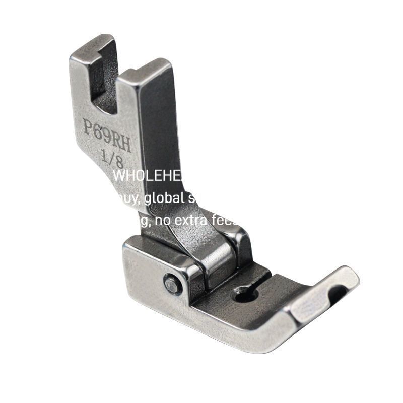 1425★  Flat car all-steel left and right with slotted cable pressing foot pressing quilt cover rope pressing foot P69LH pull crimping edge pressing foot