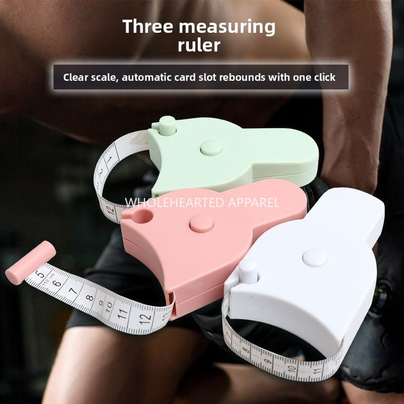 1676★  Special circumference ruler fitness ruler waist ruler hip circumference leg circumference automatic high-precision shrinkage measurement soft ruler household ruler