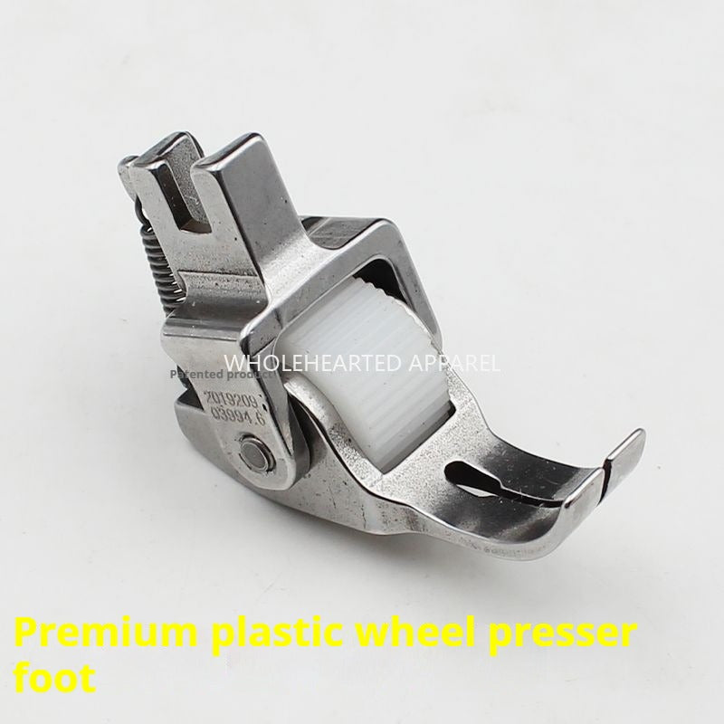 1142★ New eighth-generation roller presser foot flat car thin and thick material multi-functional adjustable down jacket curtain leather roller presser foot★