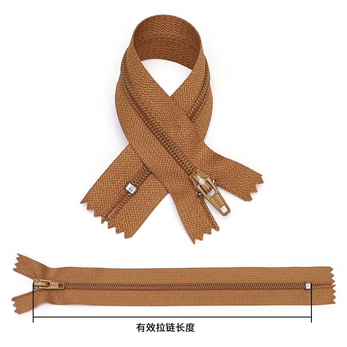 3067 7 pulgadas SBS nailon cremallera bolsillo con tapeta cremallera 18 cm longitud neta 20 cm longitud total 100 piezas 1 paquete