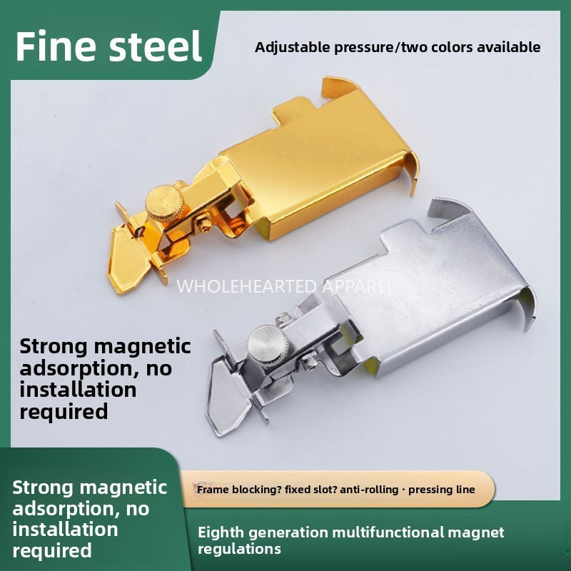 1638★  New eighth generation multi-function strong magnetic gauge pressing line sixth generation magnet gauge fabric locator sewing accessories