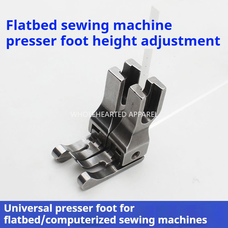 1183★ Prensatelas alto y bajo para máquina de coser industrial de acero CR1/16N, prensatelas alto y bajo para máquina de coser CL1/32N, prensatelas de alambre con tope abierto★