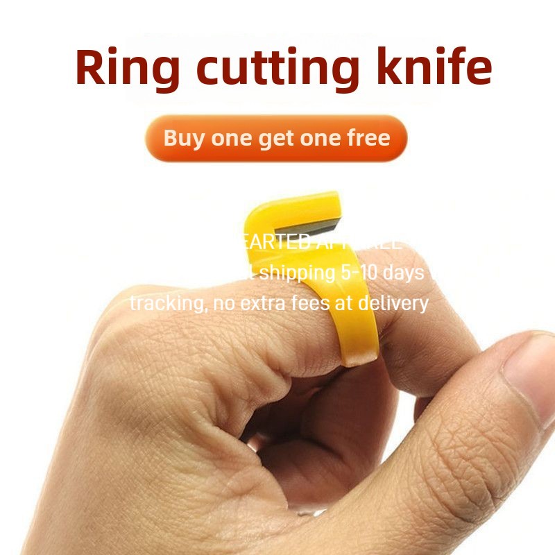 1416★  Buy one and get one free, sewing ring knife bag, zongzi thread cutter, thread cutter, finger ring knife, fishing and disconnection manual.