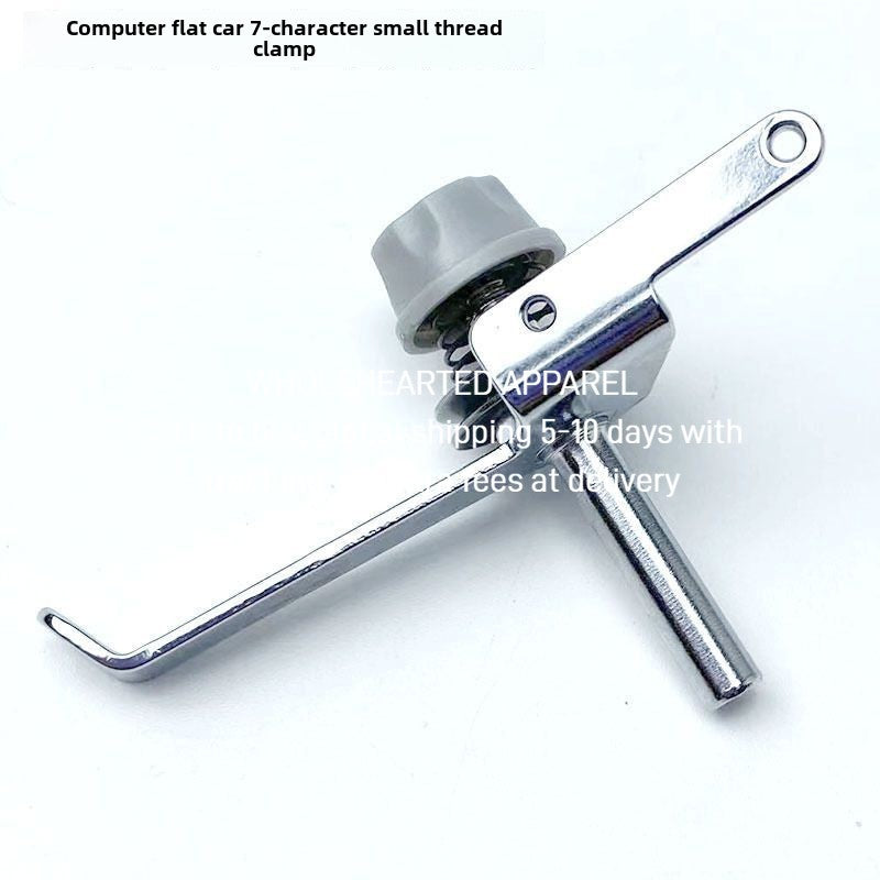 1504★  Computer flat car 7-character small thread clamp PL industrial sewing machine accessories electric lockstitch machine elastic thread crosser hook