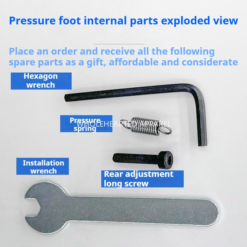 1148★ Newly upgraded roller invisible zipper presser foot invisible zipper presser foot seam smooth anti-wrinkle and anti-rush cloth★