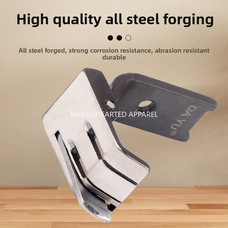 1577★  Double needle car 0.1 all-steel stop 2 gears edge presser foot sewing machine with knife positive and negative left and right with knife pressing line high and low presser foot