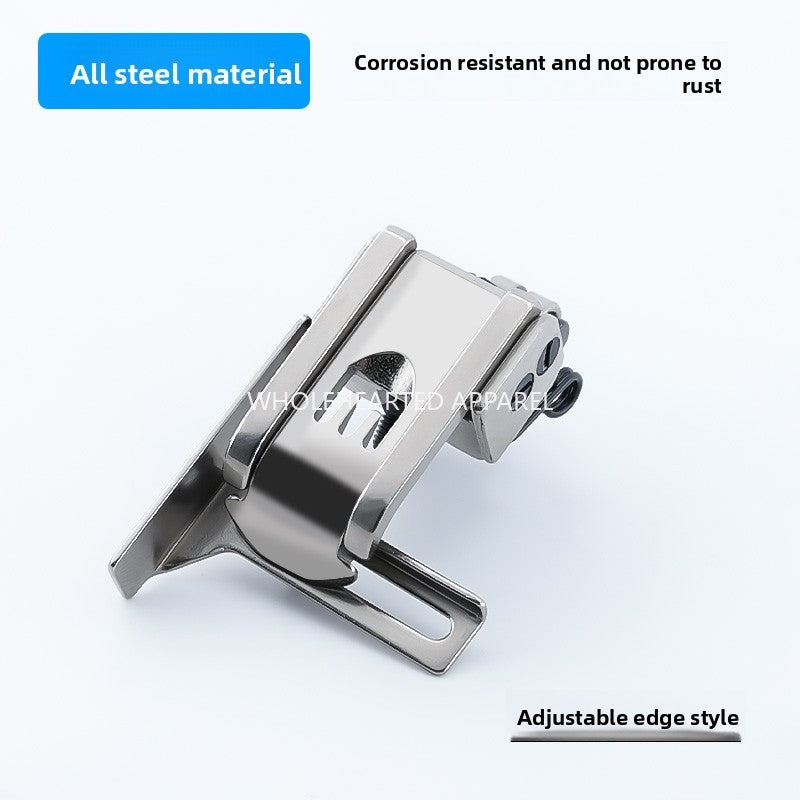 1660★  New 356 adjustable double-layer hem presser foot three-needle five-thread thick material presser foot interlock sewing machine, sewing machine accessories