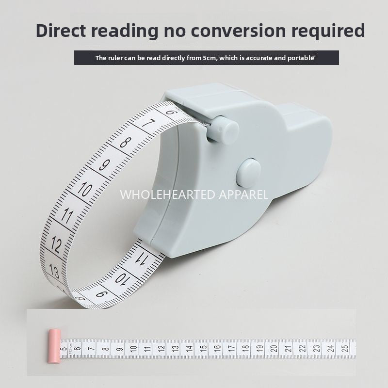 1676★  Special circumference ruler fitness ruler waist ruler hip circumference leg circumference automatic high-precision shrinkage measurement soft ruler household ruler