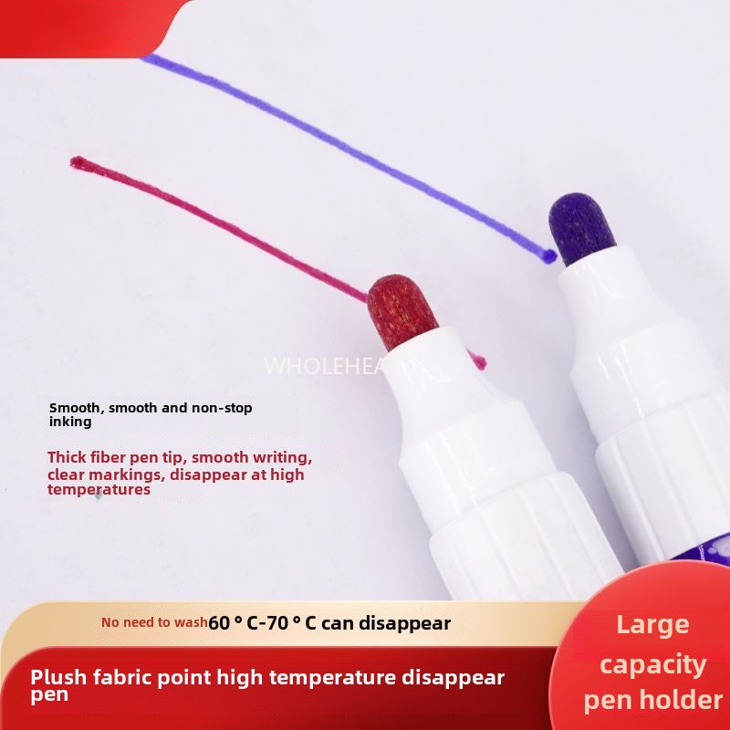 1018★ Big Mac high temperature disappearance pen extra thick clothing factory special marker pen scribing ironing pen heating automatic fading pen