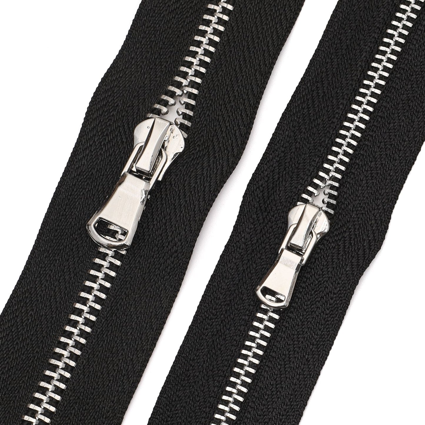 3093 Zipper No. 3 and No. 5 metal slider A3025 white light gold gun color slider zinc alloy clothing and luggage zipper applicable
