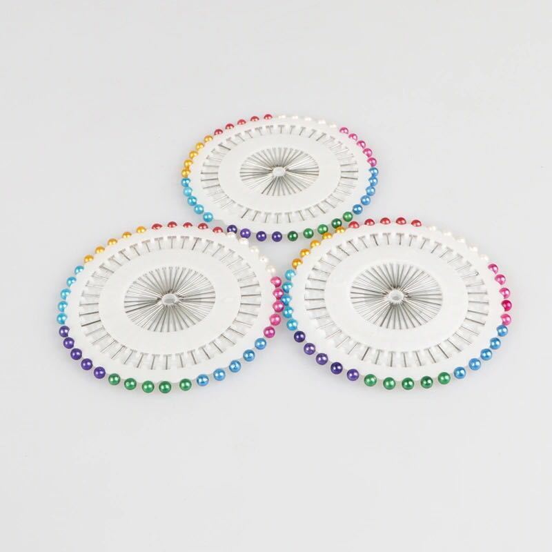 1671★  Color pin pearlescent needle DIY hand-fixed clothing accessories vertical cut pearl setting needle sewing tool