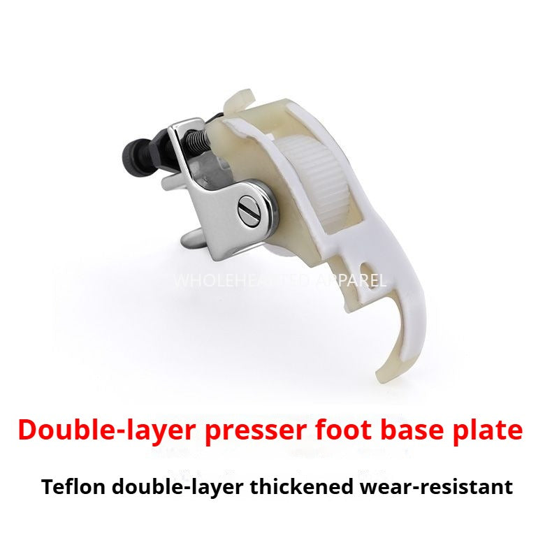 1617★ New flat car A10 pull cylinder special presser foot roller plastic presser foot hemming device wheel Teflon baseplate★