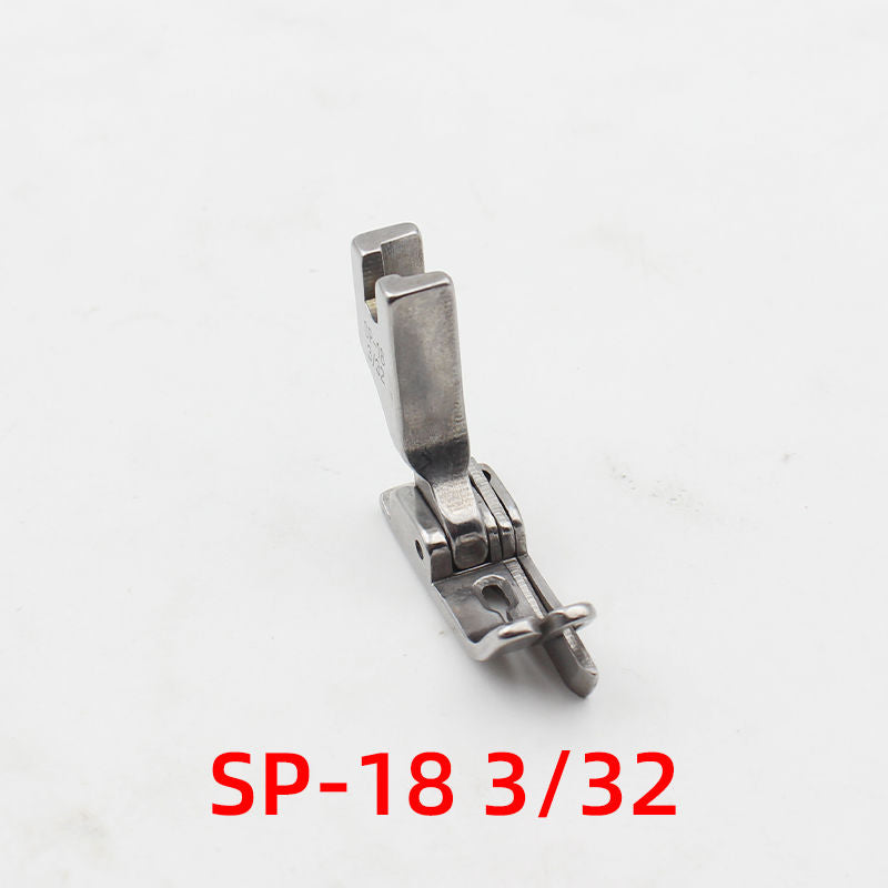 1207|フラットカーコンピュータカーSP-18右停止端押さえ足ナイフ押さえ足付き1/4 1/8 1/16 3/16★