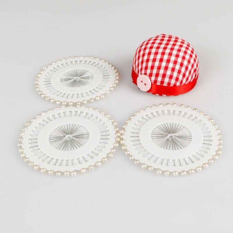 1671★  Color pin pearlescent needle DIY hand-fixed clothing accessories vertical cut pearl setting needle sewing tool