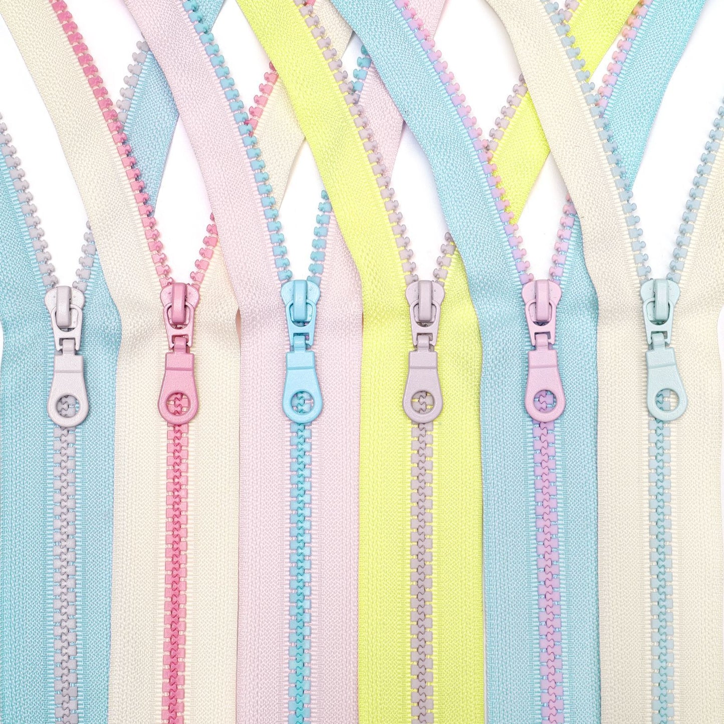 3078 Zipper No. 5 rubber tooth color matching luggage jewelry can be used for 4.5 meters + 10 follow-up tooth color Jitong heads = 1 pack