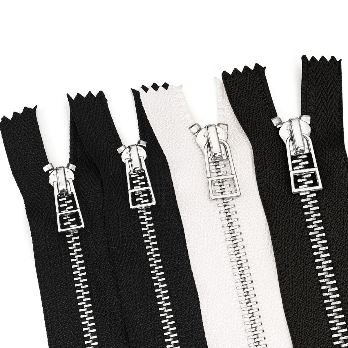 3091 Zipper No. 3/No. 5 platinum metal closed tail swastika clip zipper cotton-padded jacket special metal zipper