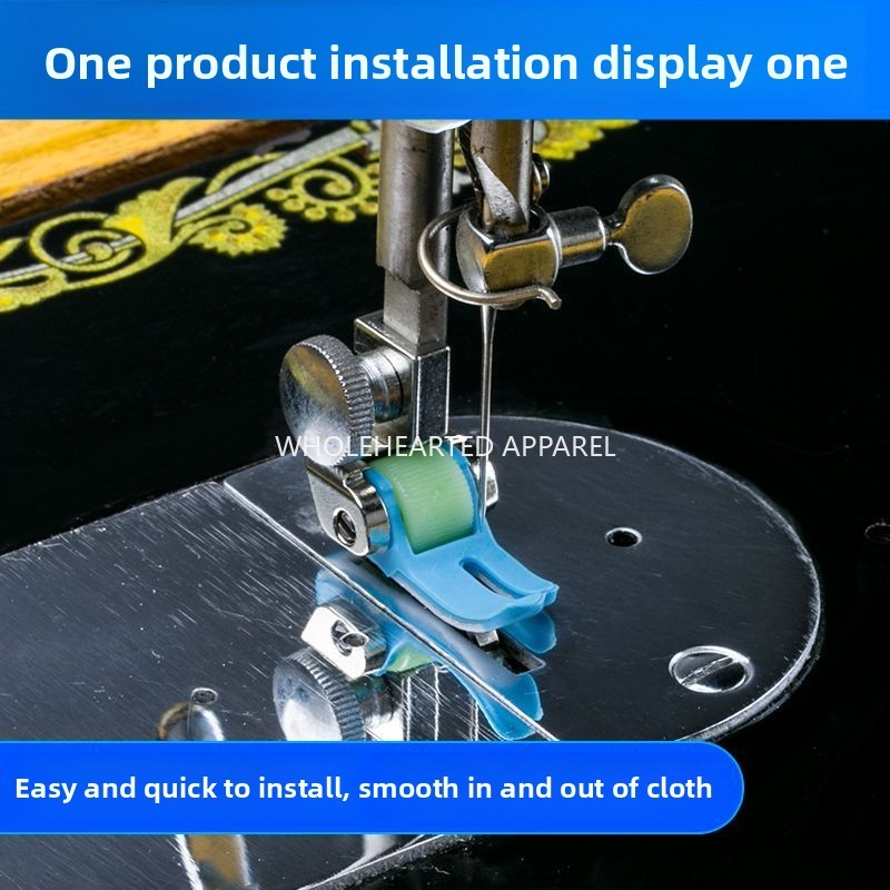 1566★  Old-fashioned pedal sewing machine Teflon roller presser foot plastic presser foot presser line stop presser foot flying butterfly