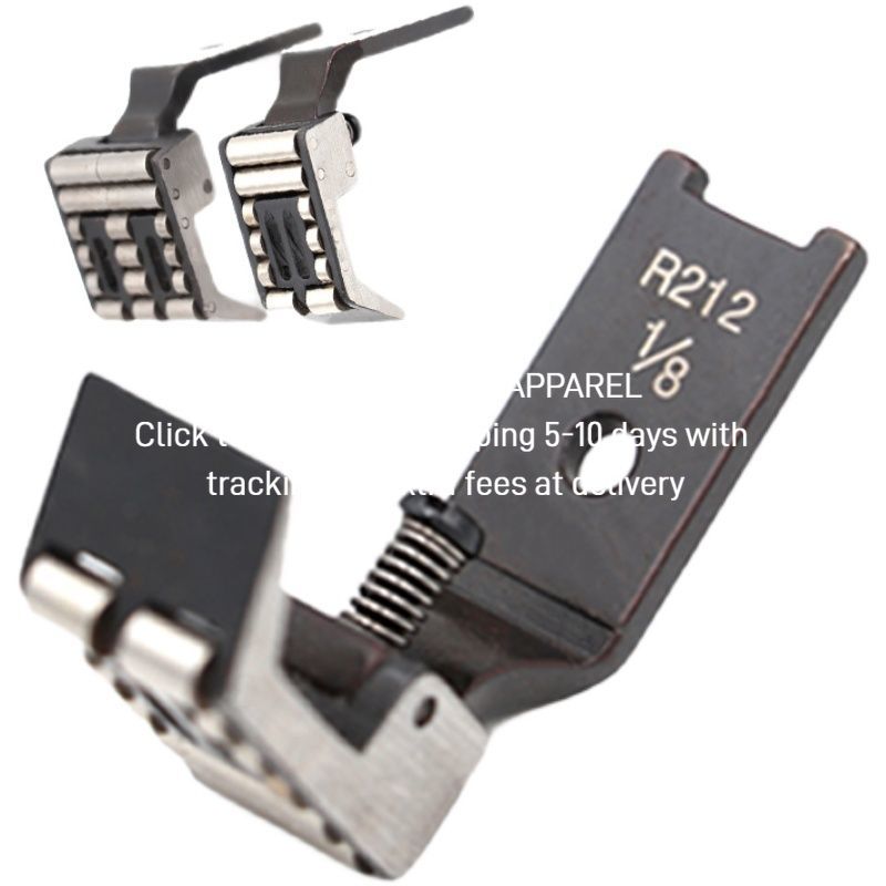 1579★  Double needle car adjustable all-steel roller presser foot R212 industrial sewing machine leather denim thick material anti-wrinkle rope webbing