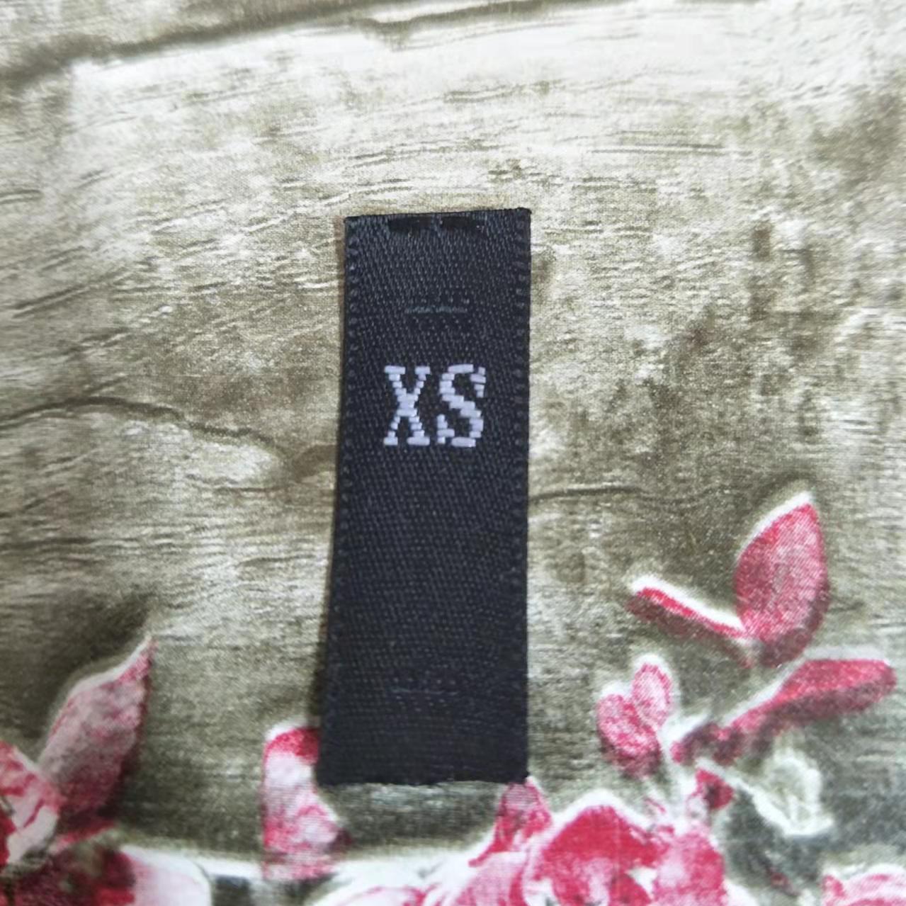 3225★ High-grade woven edge satin clothing size mark cut well mark collar mark number mark size mark universal clothing size mark letters