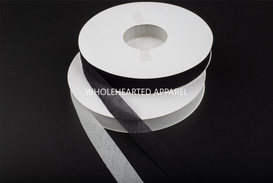 3912 Tira de revestimiento de alambre oblicuo de 1,5 cm de ancho, tira de inserción de sarga, tira de revestimiento de unión por fusión en caliente, escote, manga, tira de revestimiento para evitar deformaciones