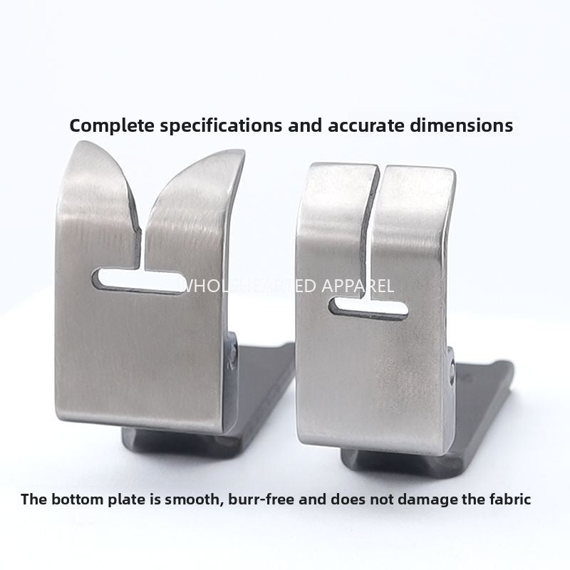 1623★  All-steel herringbone car elastic silk presser foot opening flat mouth presser foot large medium small presser foot sewing machine accessories