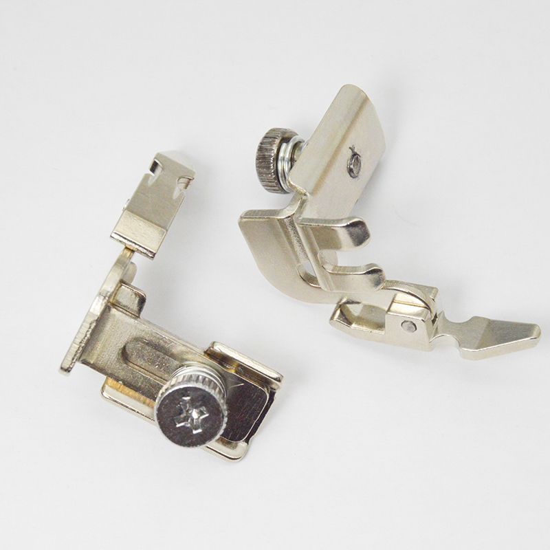 1854★ Side-to-Side Adjustable Zipper Presser Foot for Home and Vintage Treadle Sewing Machines, Suitable for Invisible Zippers