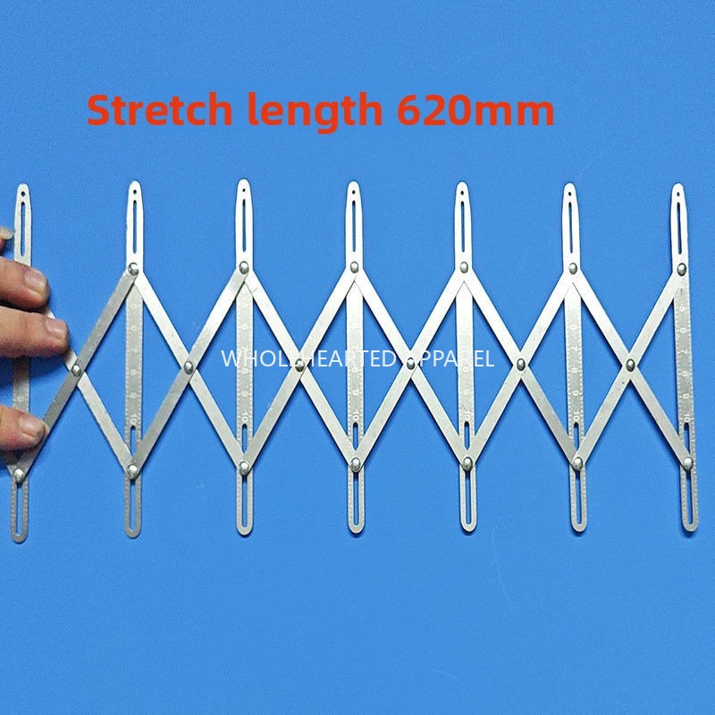 1696★  New shirt placket button curtain adjustable sewing point device isometric ruler isometric ruler
