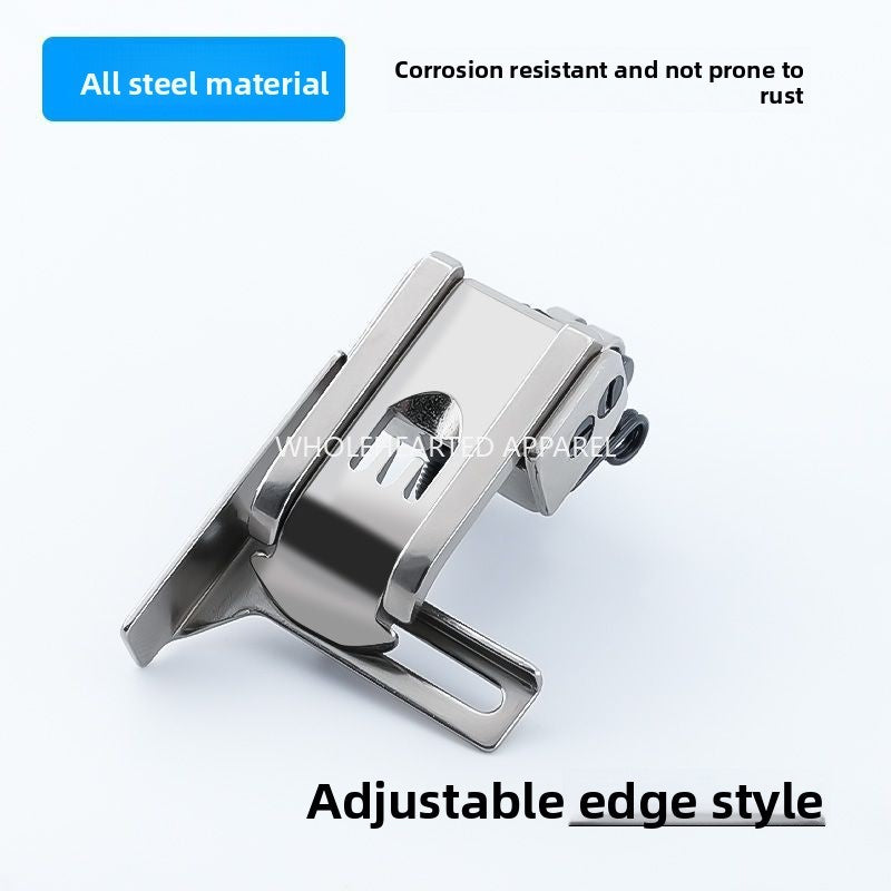 1619★  New 356 adjustable double-layer hem presser foot high and low three-needle five-thread thick material presser foot interlock sewing machine right rib