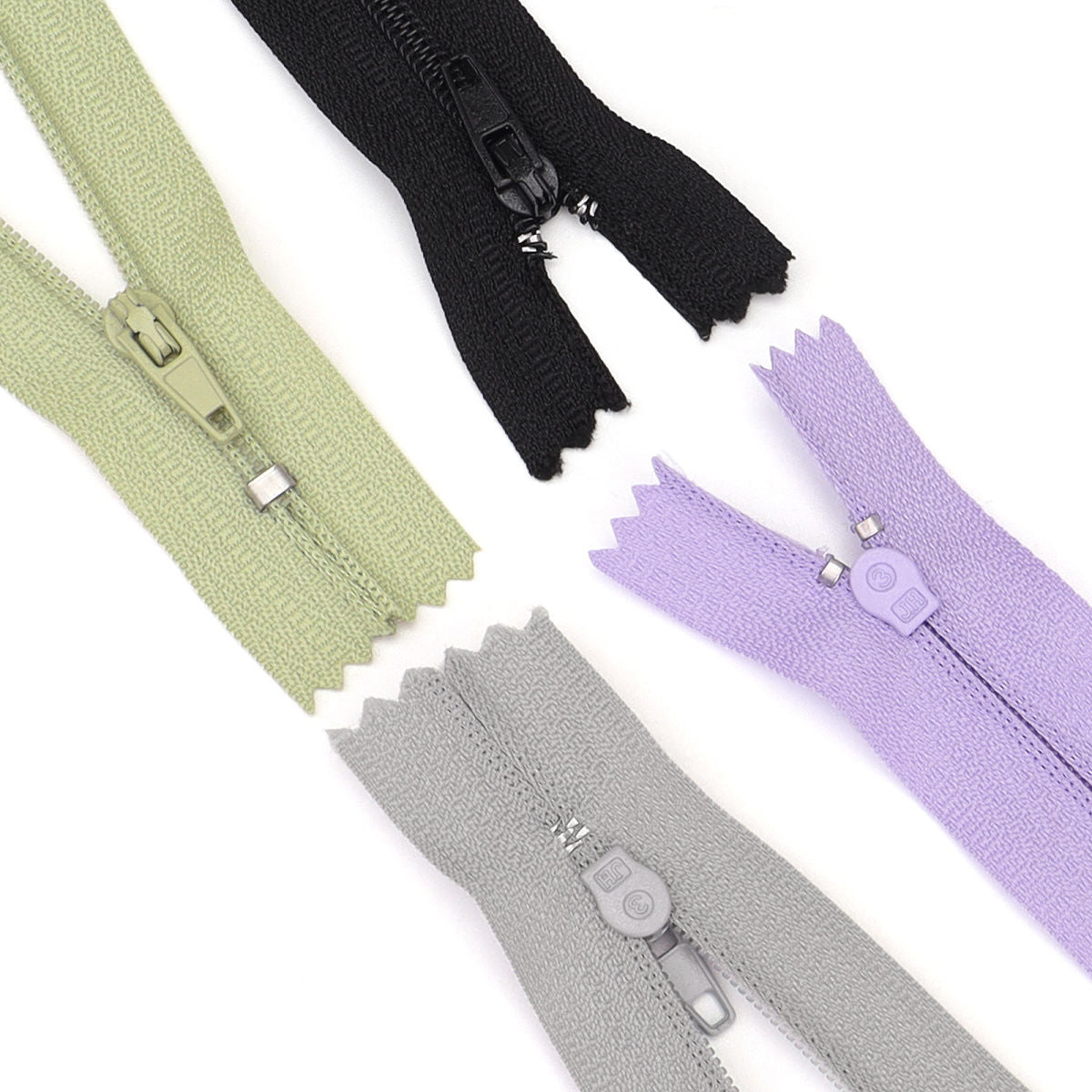 3085 Zipper No. 3 nylon closed end work code with color automatic head multi-color cloth edge zipper electric white front and rear stop clothing is suitable for