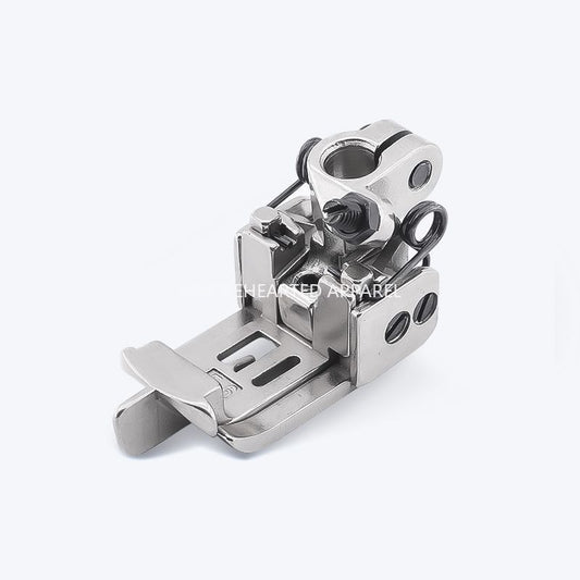 1612★  New 5.6-needle distance car high and low pass groove all-steel presser foot three-needle five-thread interlock sewing machine presser foot thickness universal