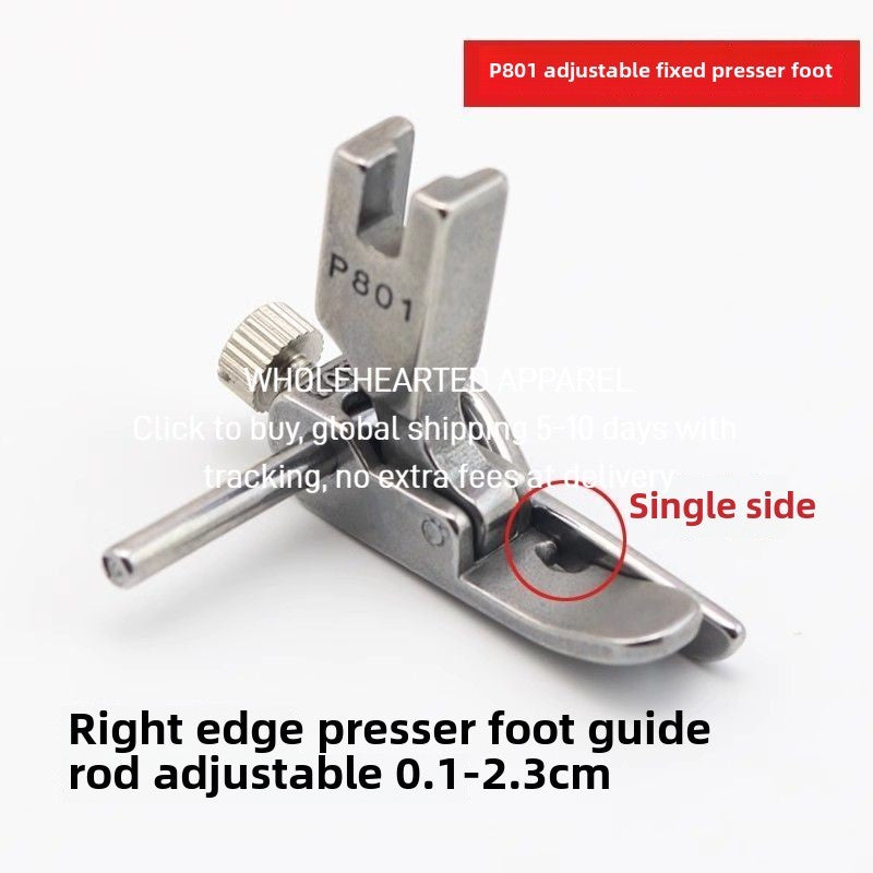 1489★  Computer flat car P803 presser foot open line gear edge presser foot with gear adjustable width and narrow stop fixed presser foot, sewing machine