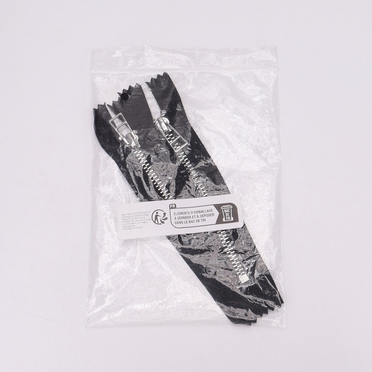 3091 Zipper No. 3/No. 5 platinum metal closed tail swastika clip zipper cotton-padded jacket special metal zipper