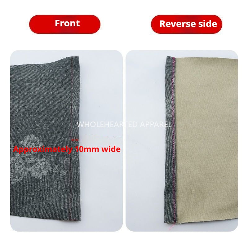1622★ Nuevo tubo de extracción de bolsillo de plegado rápido, tubo de extracción de borde plegable para computadora, accesorios de costura para automóvil con doble aguja★