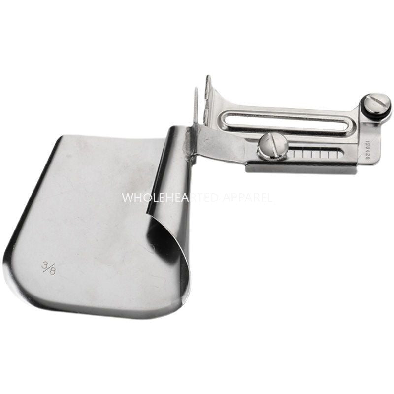 1203★ Dispositif de sertissage pour matériaux épais, tube de traction plat pour matériaux épais, rallonge spéciale de 3 cm pour le bord inférieur des draps et rideaux, dispositif d'ourlet★
