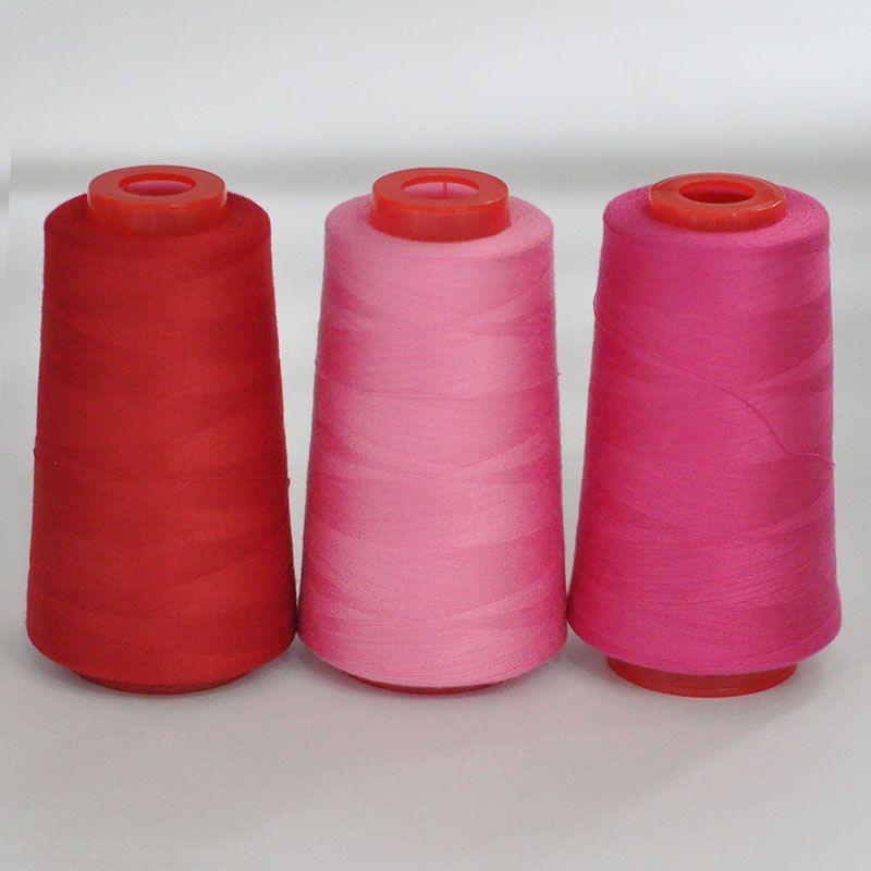 3053 Thread 402 Sewing Thread Household High Speed Thread Sewing Machine Pagoda Polyester Flat Car Large Roll Black and White Color