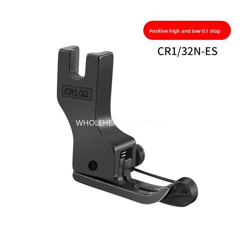 1688★  New (black titanium steel) spring high and low presser foot wear-resistant, smooth and not easy to oxidize, upper collar compound collar presser foot thin and universal