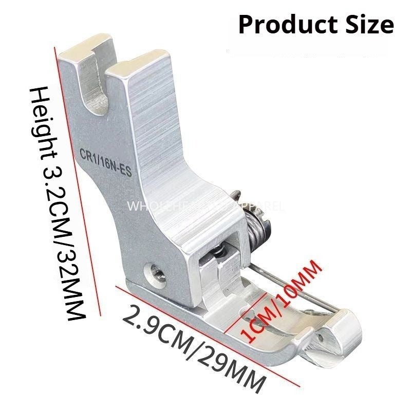 1546★ Flat car ES with spring compound collar presser foot, upper collar waist bright line pressure collar pressure shirt special presser foot sewing★