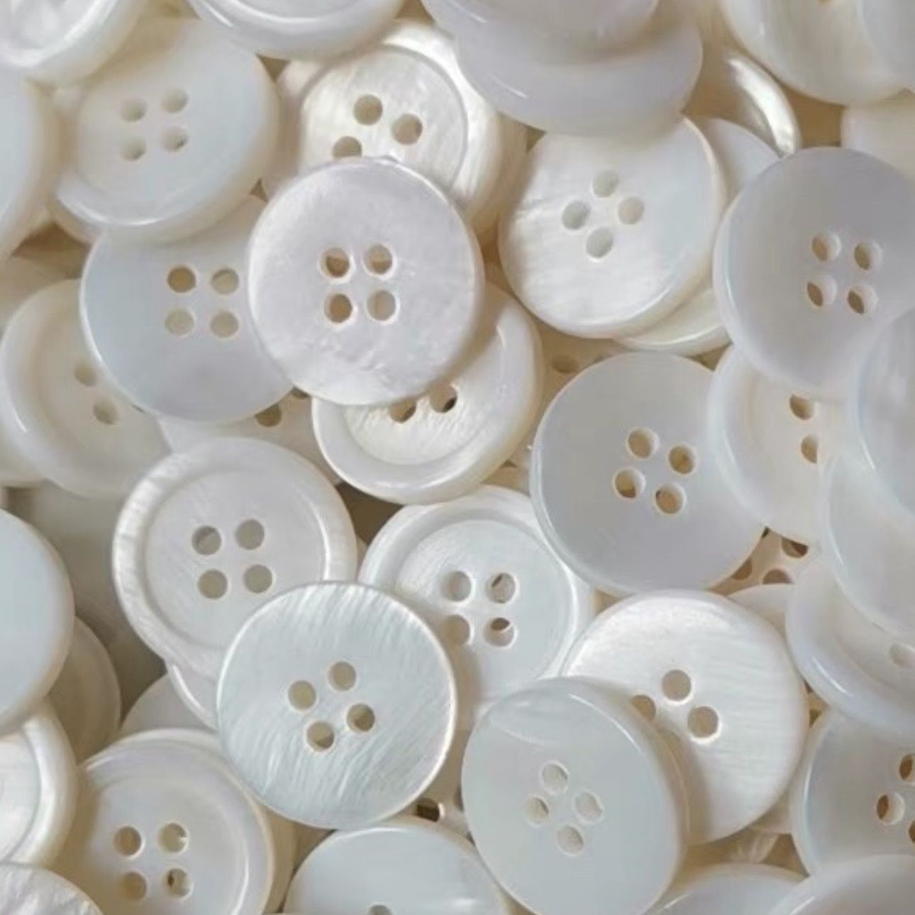3005  Real shell buttons, natural shells, two-eye four-eye buttons, shirt buttons DIY decorative buttons, all-match buttons