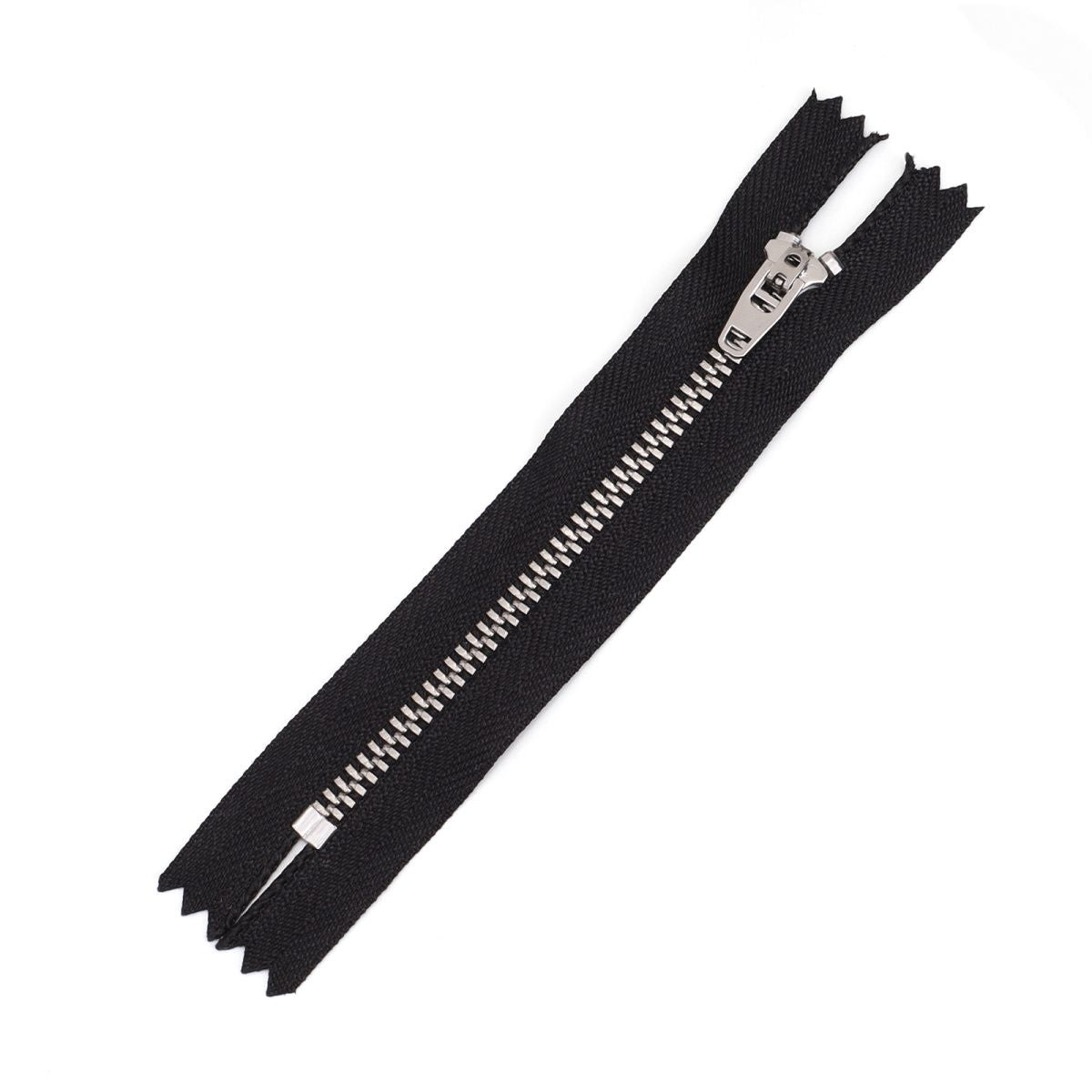 3075 Zipper No. 4 Bronze Brass White Gold Closed Tail Spring Head Metal Copper Zipper Jeans Trousers Y Teeth Pant Chain