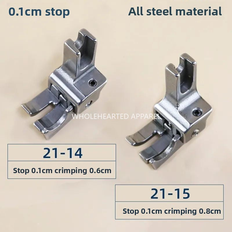 1547★  Sewing machine accessories, flat car dual-purpose high and low presser foot, double-line cutting stop press line stop open line multi-functional presser foot