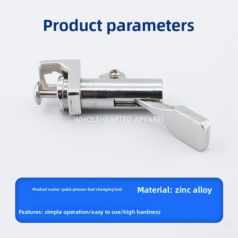 1637★  New flat car quick replacement presser foot tool second change presser foot tool easy replacement not tired hand sewing accessories